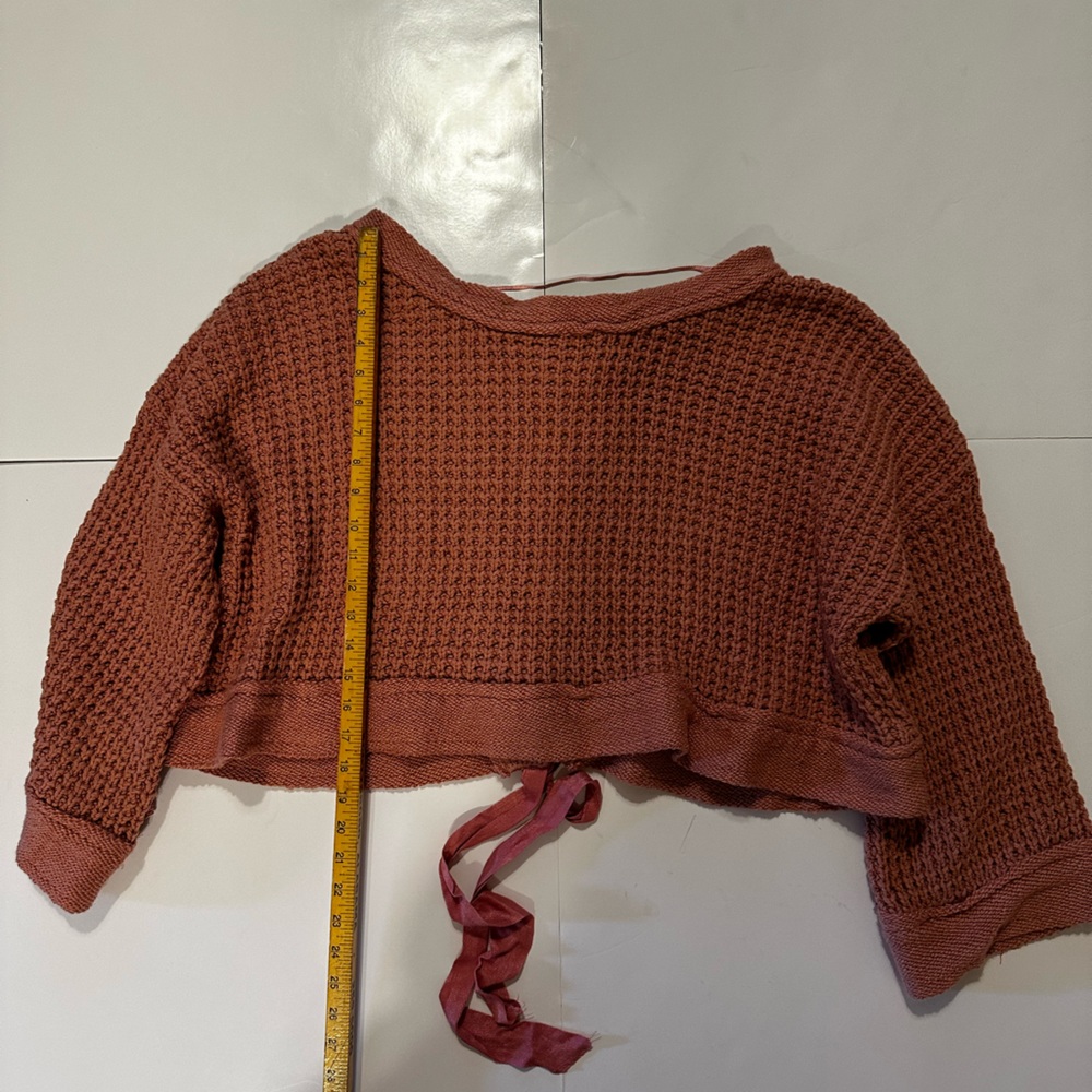 Free People Ladies Medium Pink/Mauve Sweater